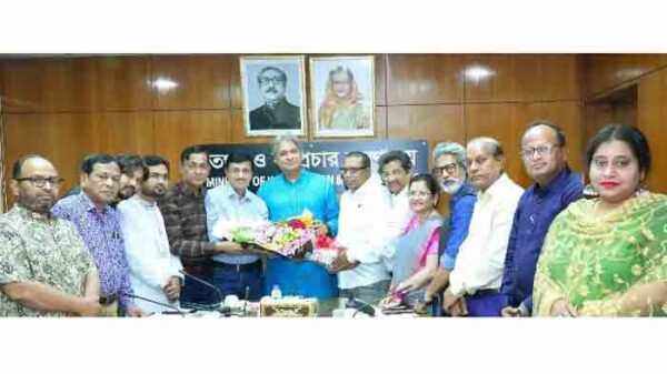 চলচ্চিত্র ও সাংস্কৃতিক কর্মকাণ্ডে বাচসাস’র ভূমিকা প্রশংসনীয়: তথ্য প্রতিমন্ত্রী