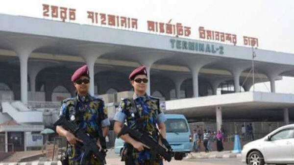 বিমানবন্দরে নেয়া হয়েছে তিন স্তরের বিশেষ নিরাপত্তা