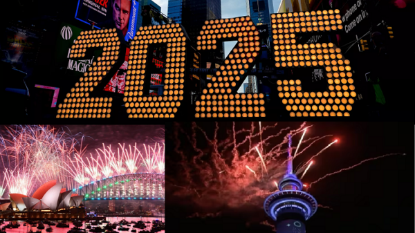 সবার আগে নতুন বছরকে বরণ করলো যে দেশ